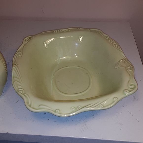 Pitcher and basin set, light green - Picture 3 of 5
